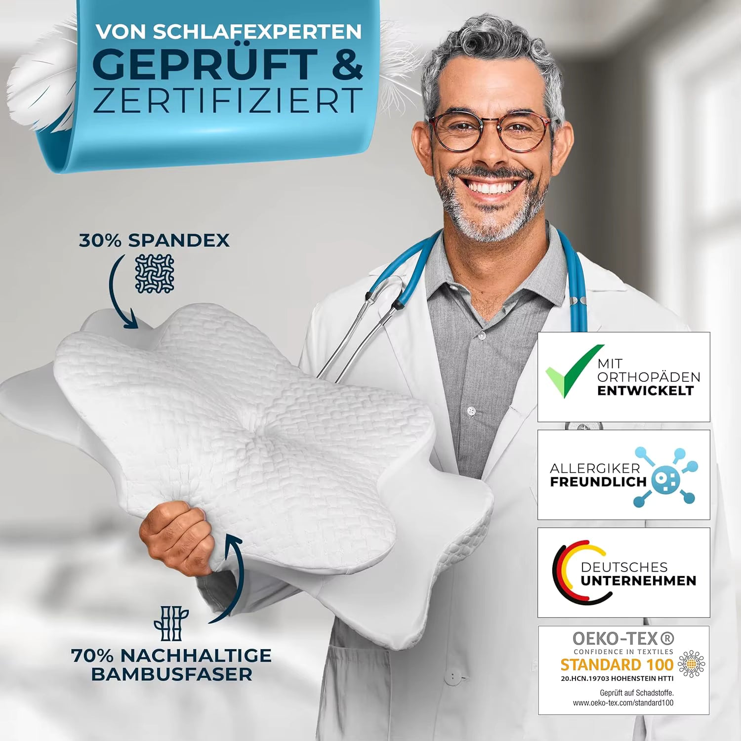 Orthopädisches Nackenkissen